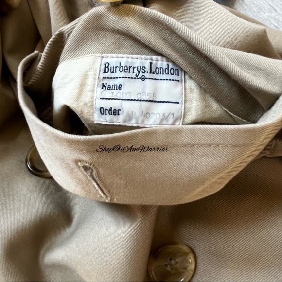Vintage Burberrys London Long Wool Lined Trench Coat *shop@iAmWarrior - Picture 13 of 16